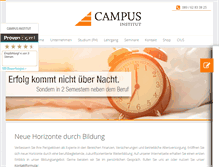 Tablet Screenshot of campus-institut.de